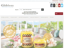 Tablet Screenshot of candleberry.com